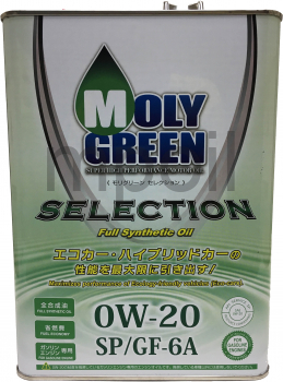 Масло Moly Green SELECTION 0W-20 4л