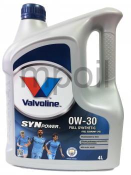 Масло Valvoline SYNPOWER FE 0W30 4л